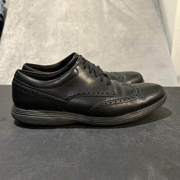 Cole Haan Grand Tour Wingtip Oxford Shoes Mens 11 Black Grand OS Comfort Dress main image 7